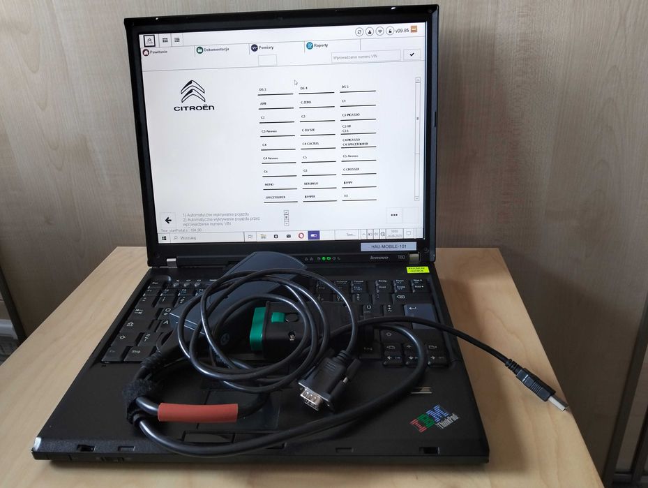 Lexia 3 PP2000 Diagbox 9.85 Peugeot Citroen Opel wraz z laptopem