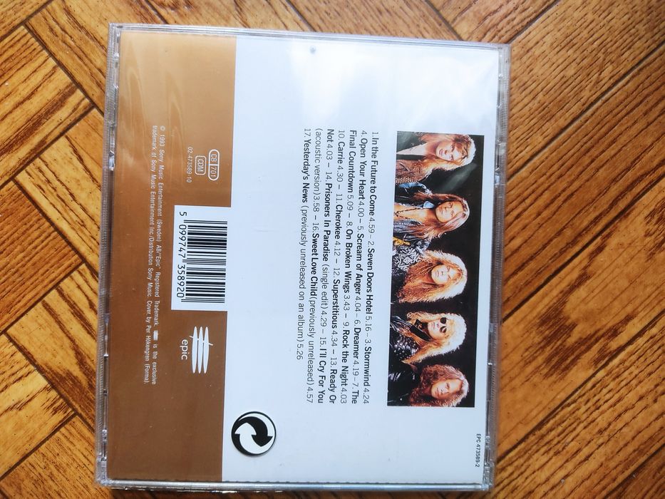 CD selado "Europe"- best of 1982-92