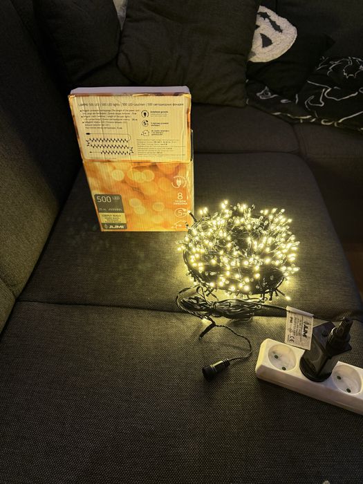 Jumi, Lampki choinkowe, 500 Led, Ciepły biały