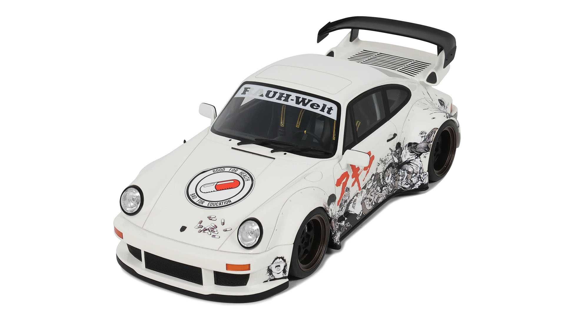 Model 1:18 GT Spirit Porsche 911 RWB Akira 2024 glacier white (GT508)