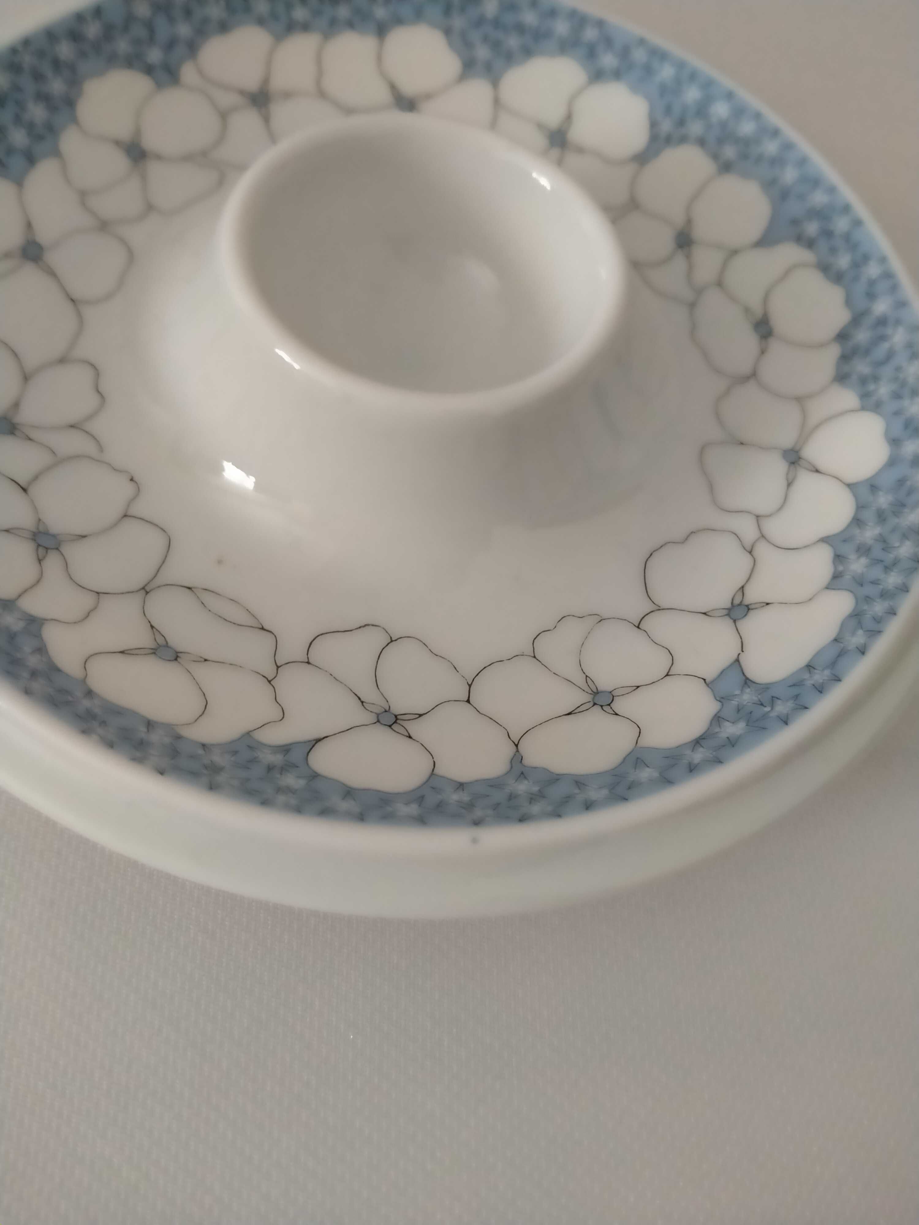 śliczna porcelanowa podstawka pod jajko, talerzyk  Thomas Germany