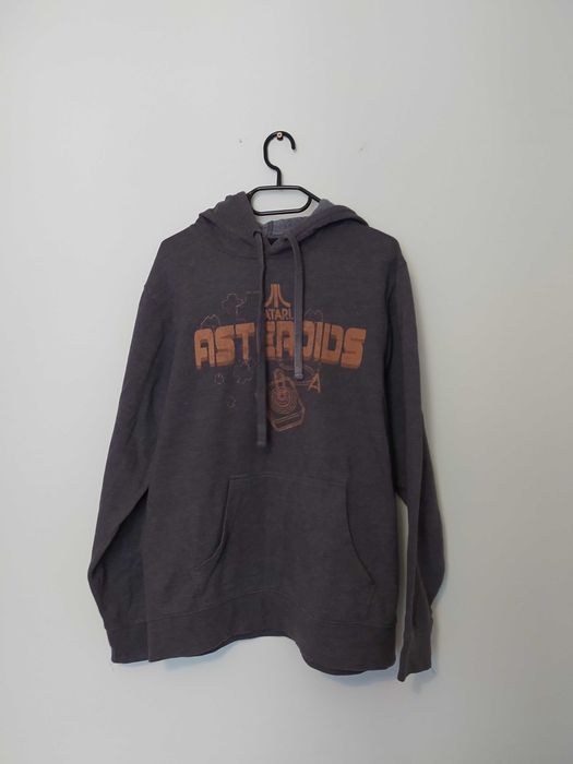 Bluza z kapturem oryginalna marki Atari retro nadruk