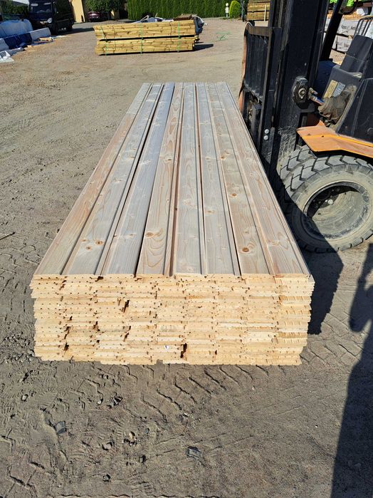 Mega Promocja Deska elewacyjna świerkowa AB boazeria softline 19*121mm