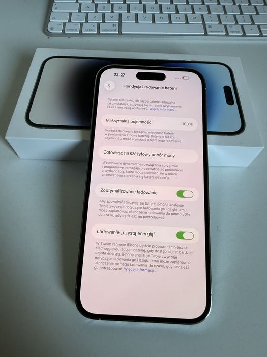 iPhone 14 Pro Max 128gb Silver Bateria 100%