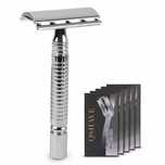 Класичний станок для гоління сріблястий QSHAVE RD 729