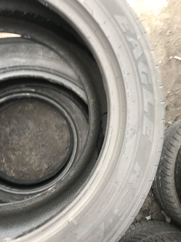 Goodyear 245/55r18 пара резина шини б/у склад оригінал б/у