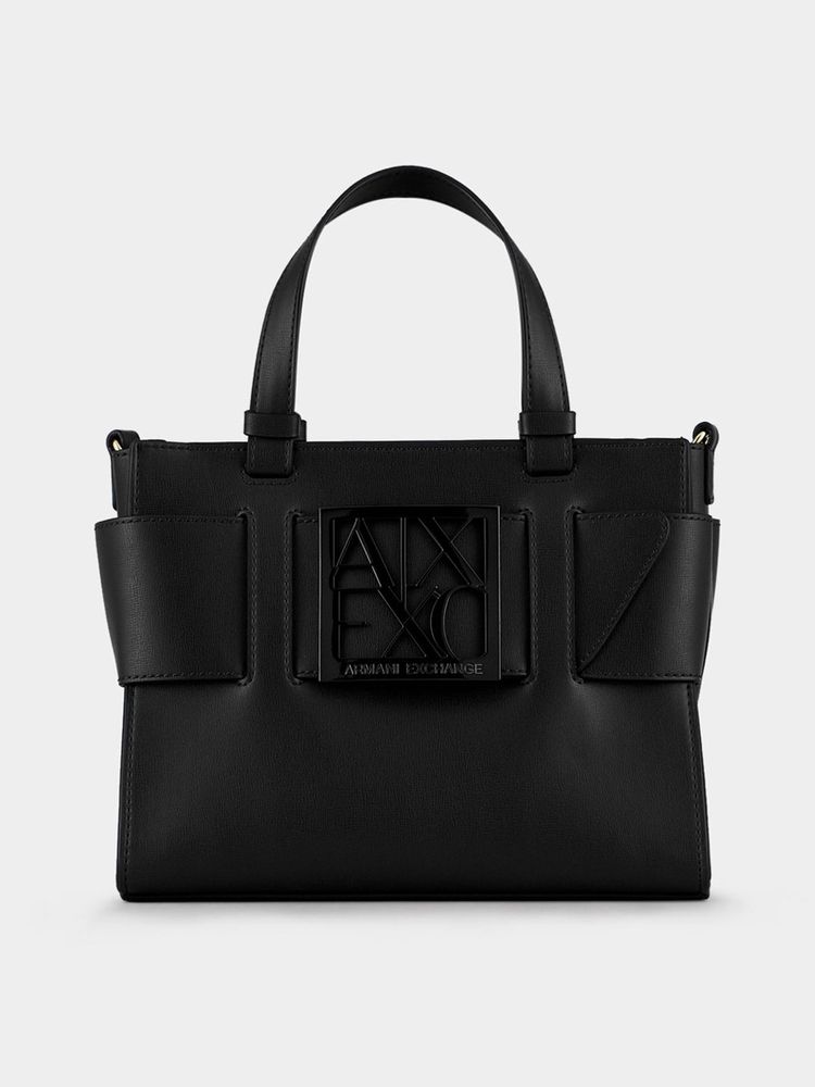 Сумка чорна armani exchange