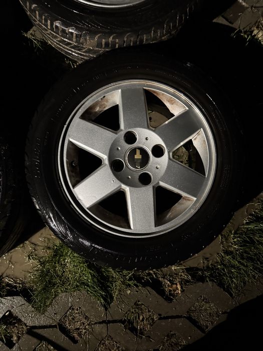 Felgi Chevrolet 4x100 Opony 195/60/15 Aveo Lacetti Opel Kia Hyundai