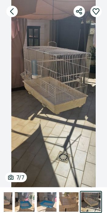 Gaiolas de vários tamanhos