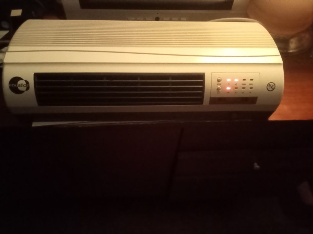 ventilador de ar e quente