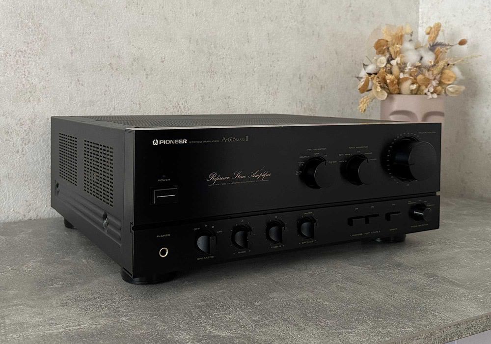 Підсилювач Pioneer A-616 MK II Японія (2 × 120 Вт / 4 Ом / БЖ 650 Вт)