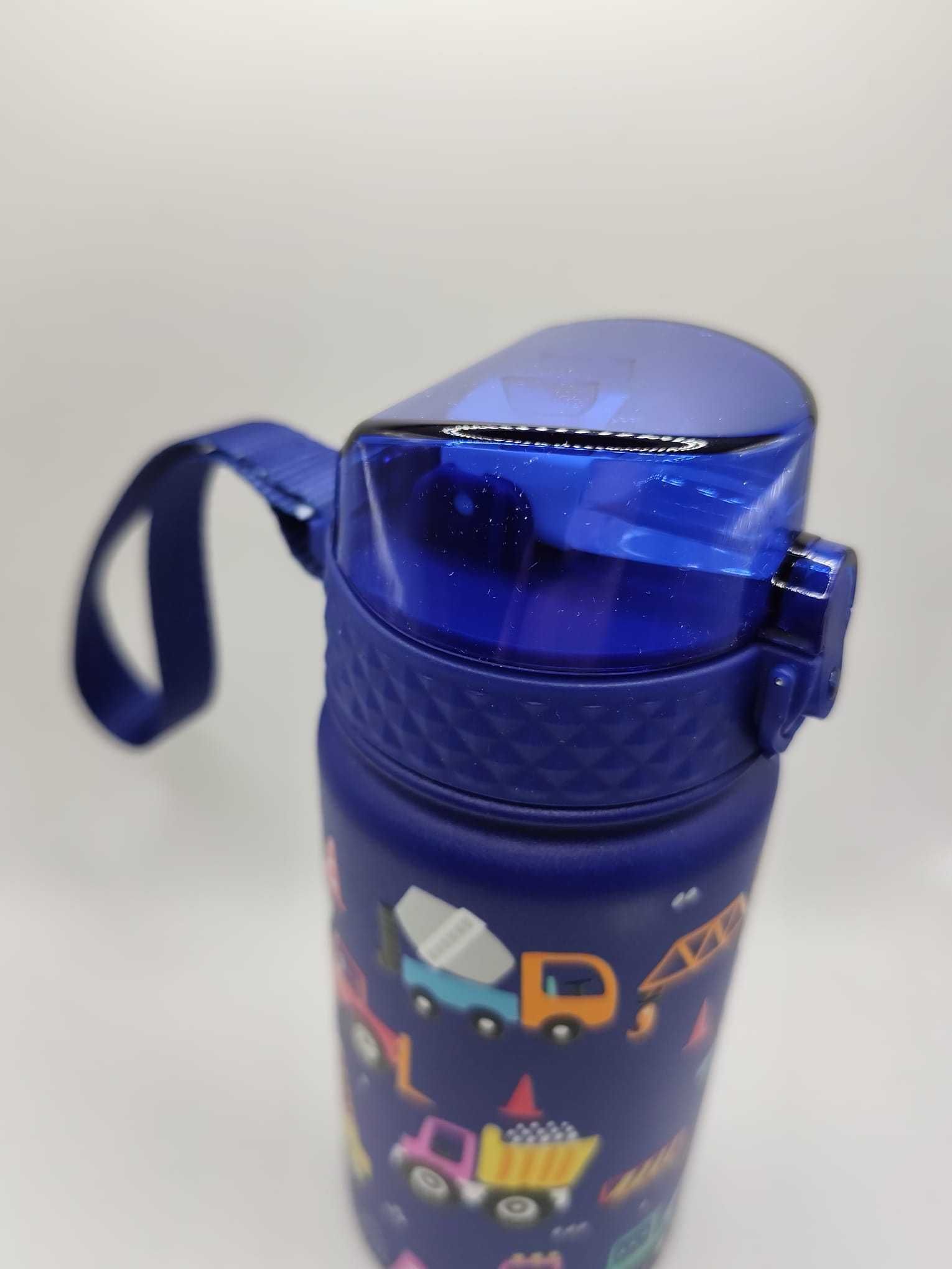 GOPPUS Butelka do picia dla dzieci 400 ml z motywem budowlanym
