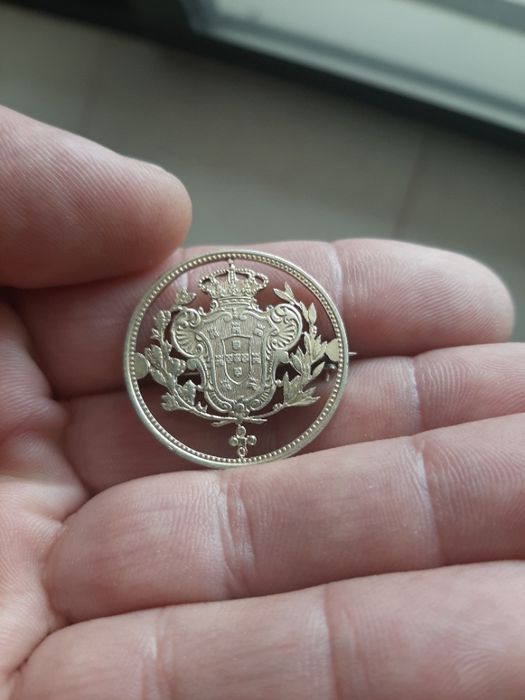 D. Manuel II - 1908 - Monarquia Pin Soberbo - Único