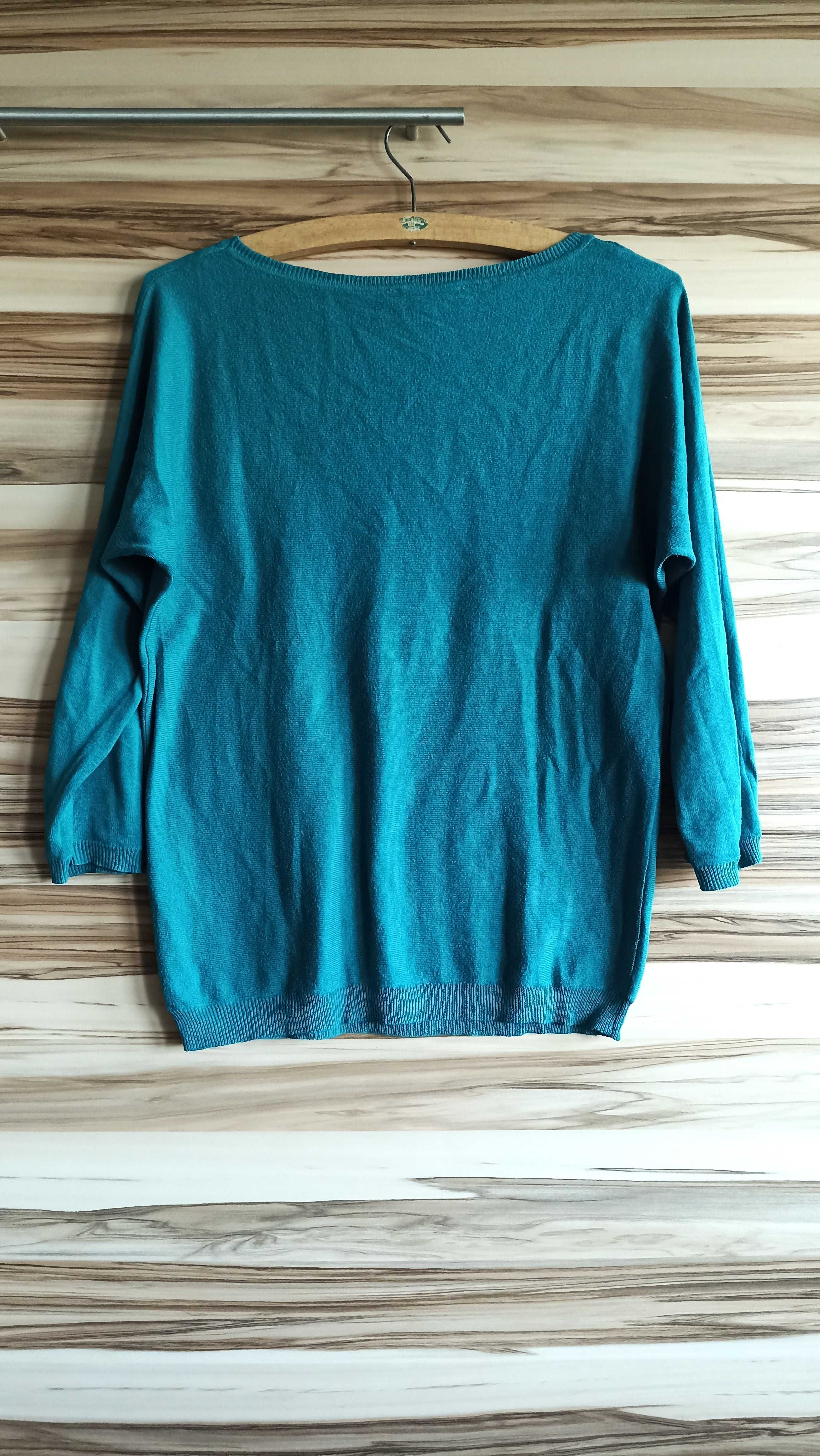 damski zielony sweter