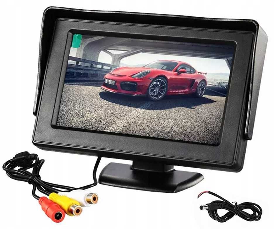 Monitor LCD 4,3 do kamer cofania parkowanie * Video-Play Wejherowo