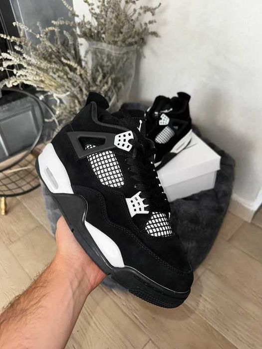 "Buty Trampki" Jordan_4_Retro_White_Thunder R.39