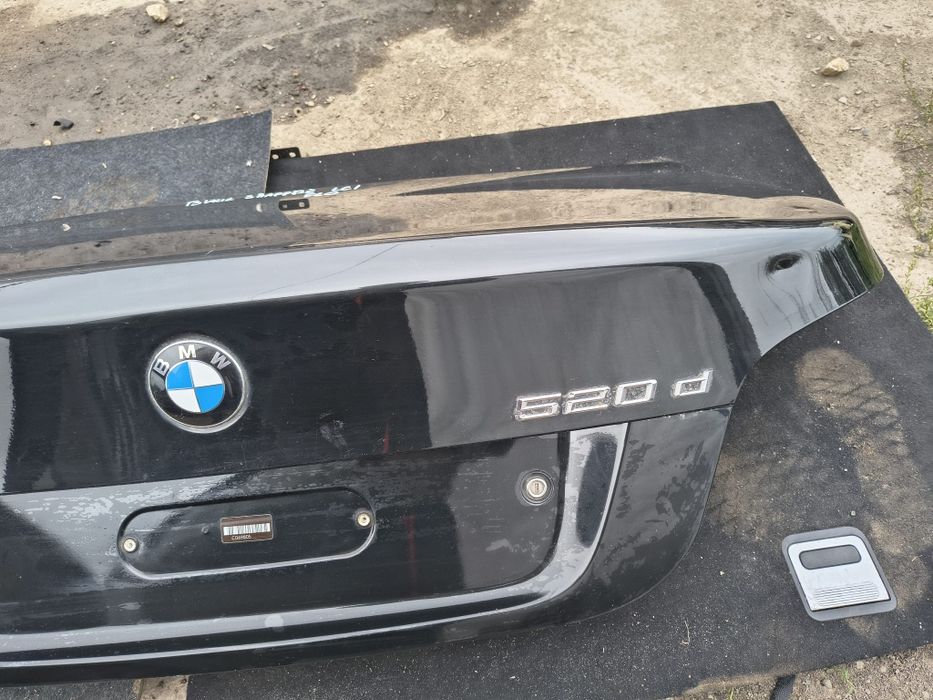 Klapa tył BMW E60 BLACK SHAPPIRE METALLIC 475 Czarna Sedan Ładna Wysył