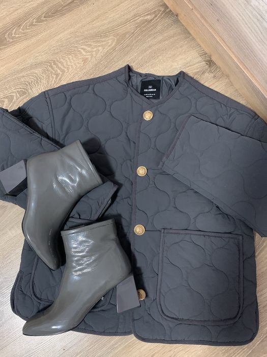 Черевички-ботильйони (37)натуральна шкіра лак