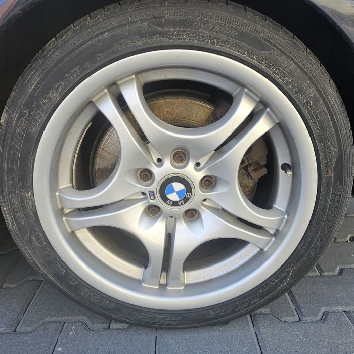 BMW e46 Felgi z oponami oryginalne M-pakiet 17