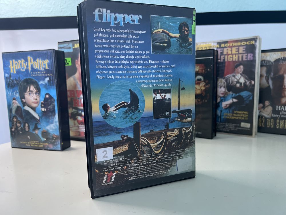 Flipper mój przyjaciel delfin film bajka kaseta vhs