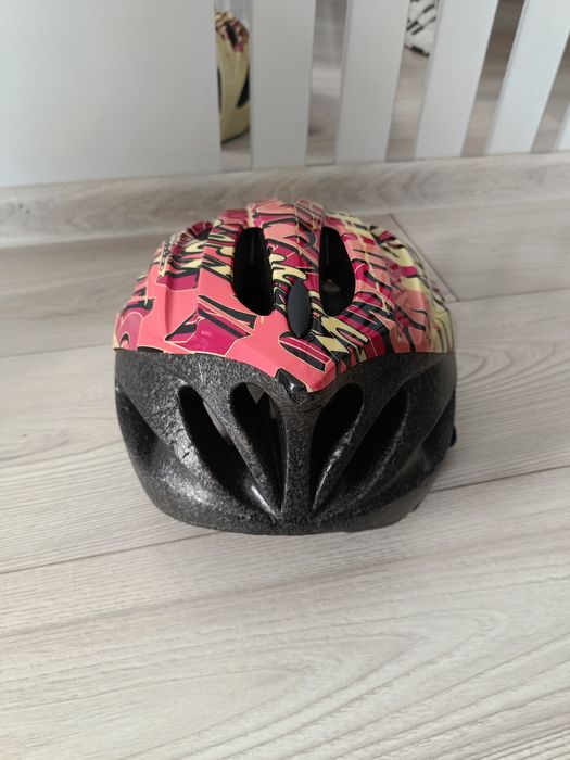 Kask rowerowy dla dziewczynki M 53-56 cm