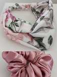 Super modny, nowy zestaw, opaska plus gumka scrunchie, handmade, wiosn