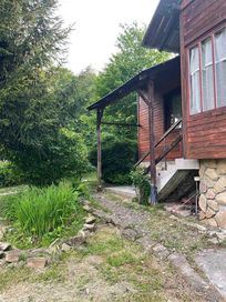 Dom w Bieszczadach wieś Krzemienna gm. Dydnia - góry, las, rzeka, staw