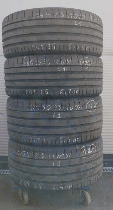 Zestaw Pirelli PZ5 285/35R23 107Y 325/30R23 109Y elt L1 Lamborghini