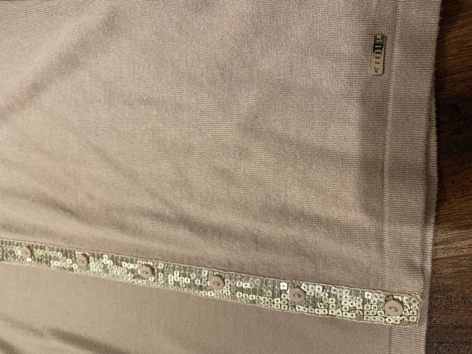 Mohito kardigan sweter beż nude cekiny rozmiar M