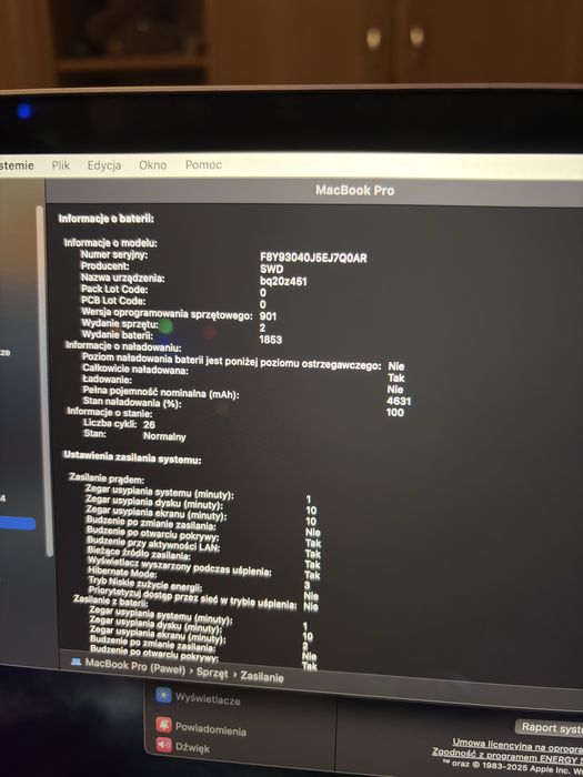 Macbook pro 2019 8/256gb