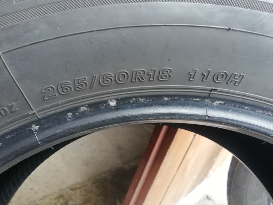 Dwie opony Bridgestone Blizzak LM_80 Evo 265/60/18 110H