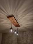 Lampa loft industrial oświetlenie żyrandol loftowy deska rustykalna
