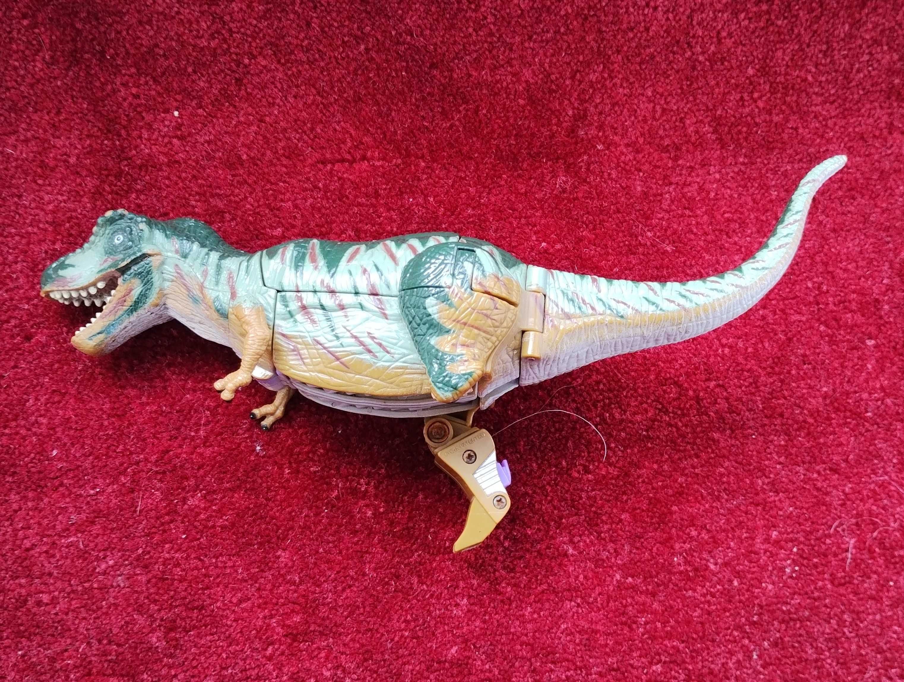 2x Transformers T-Rex figurka dinozaur robot i samochod
