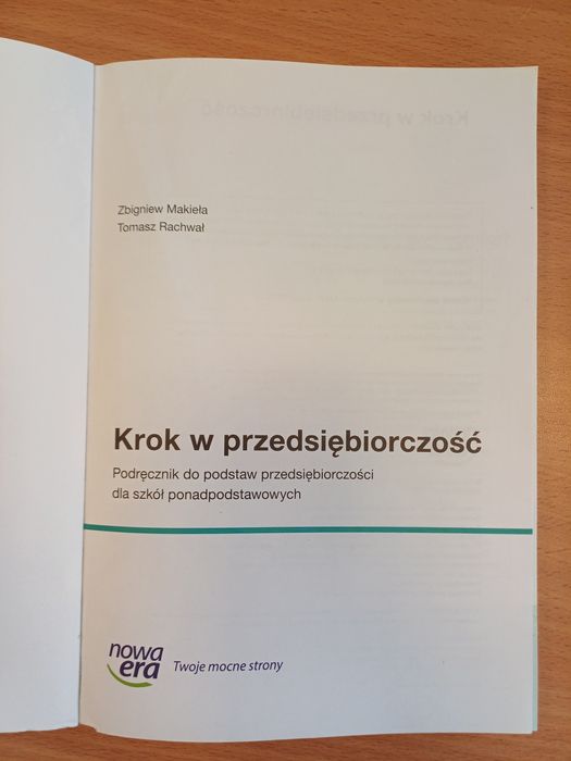 Krok w przedsiębiorczość Nowa Era
