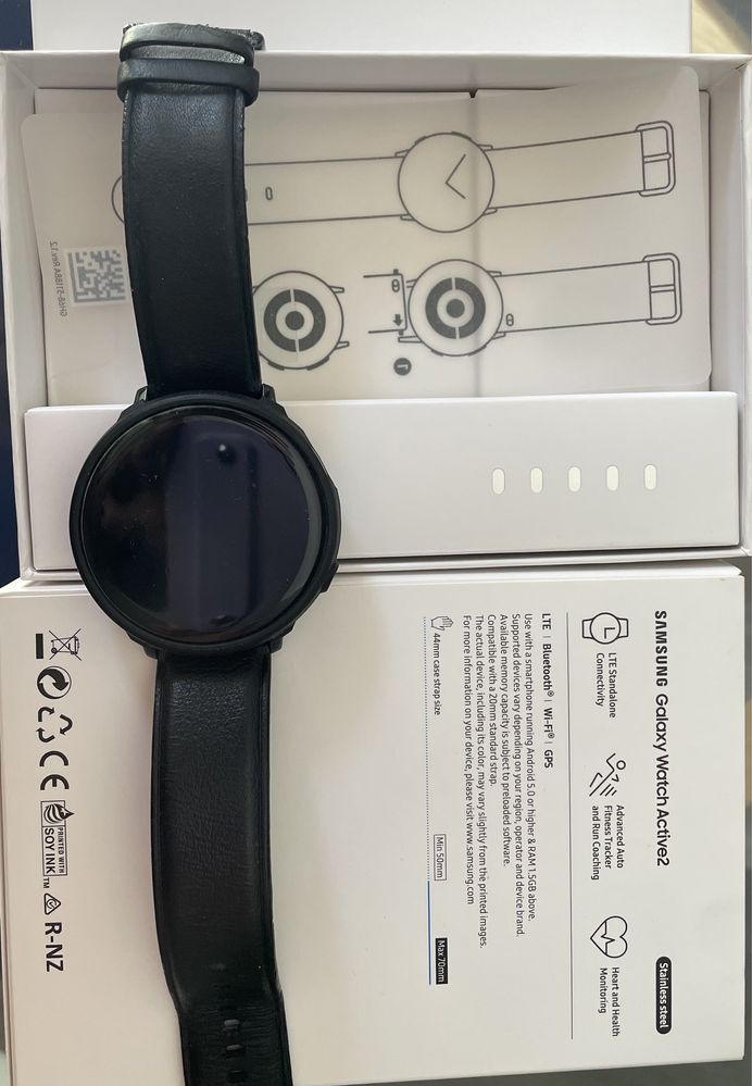 Samsung Galaxy Watch Active 2 stal Czarny LTE 44 mm
