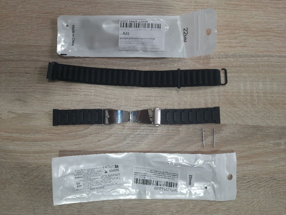 Ремешки к часам 22 мм. нові