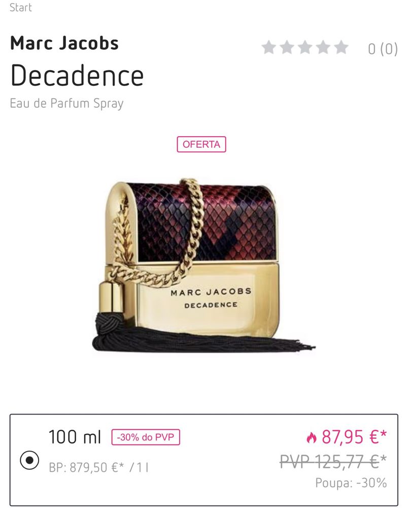 Marc Jacobs Decadence Parfume