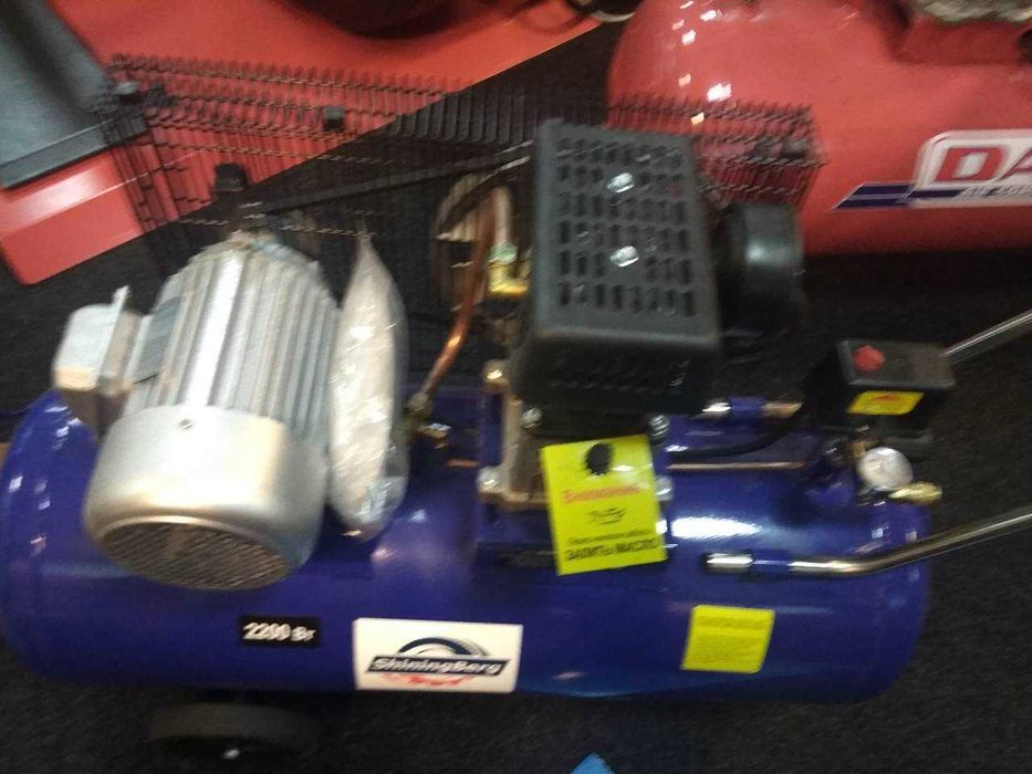 Компрессор поршневой (воздушный) 100 л, 353 л/мин, 220/380 В