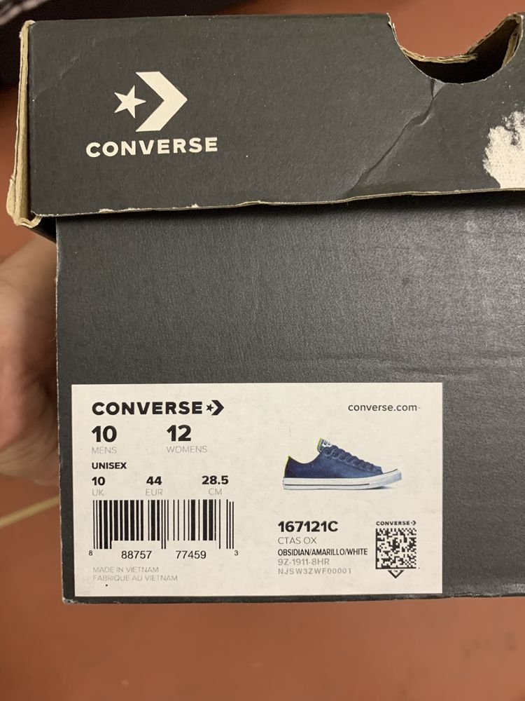 Чоловічі кеди Converse CTAS OX 167121C | р.43