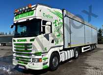 Orurowanie górne ze stali nierdzewnej Scania R Streamline Topline