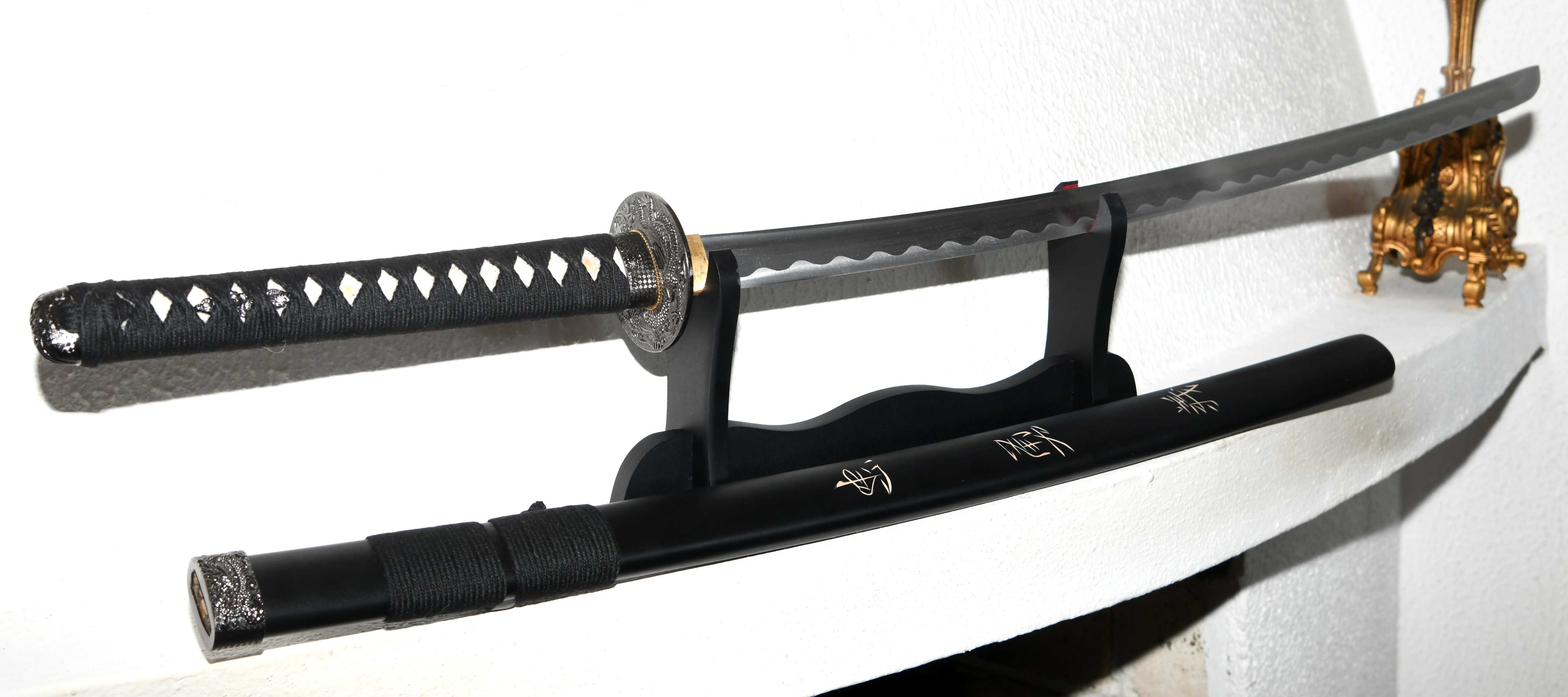 Espada Katana Samurai "coragem" do Último Samurai (NOVA em caixa)