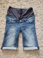 Spodenki jeansowe shorty ciążowe , H&M r. 34 XS