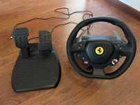 Volante + Pedais Thrustmaster Ferrari