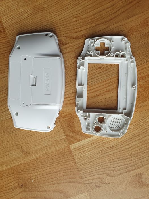 Obudowa Gameboy Advance biała GBA przyciski membrany