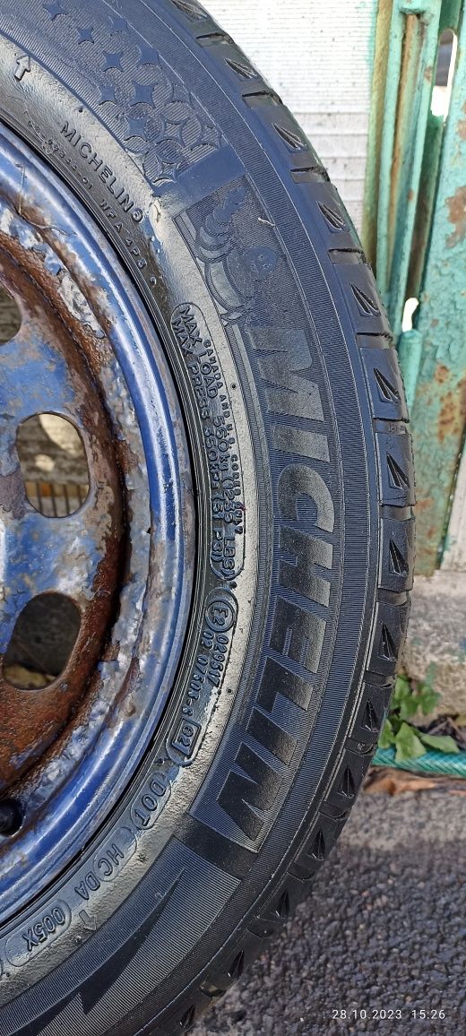 Диски 4*108 j6 ET 52.5... Byс резиной  195/60 R15