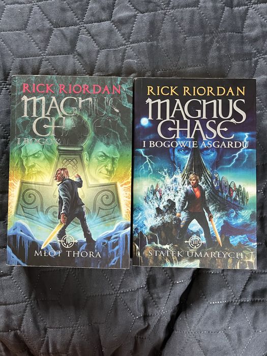 Magnus Chase i Bogowie Asgardu Młot Thora Statek Umarłych tom 2 i 3