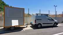 VENDE-SE FOOD TRUCK 300kg COM RECHEIO + CARRINHA 100cv