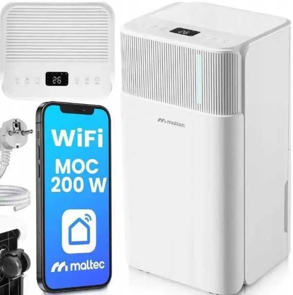 Потужний LED осушувач поглинач 12л/24h таймер wifi гігростат суш.одягу