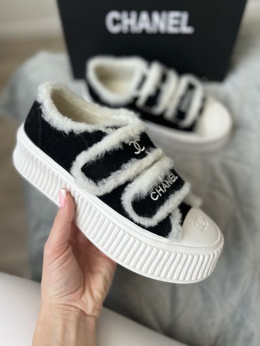 Зимові кеди черевики шанель chanel 38