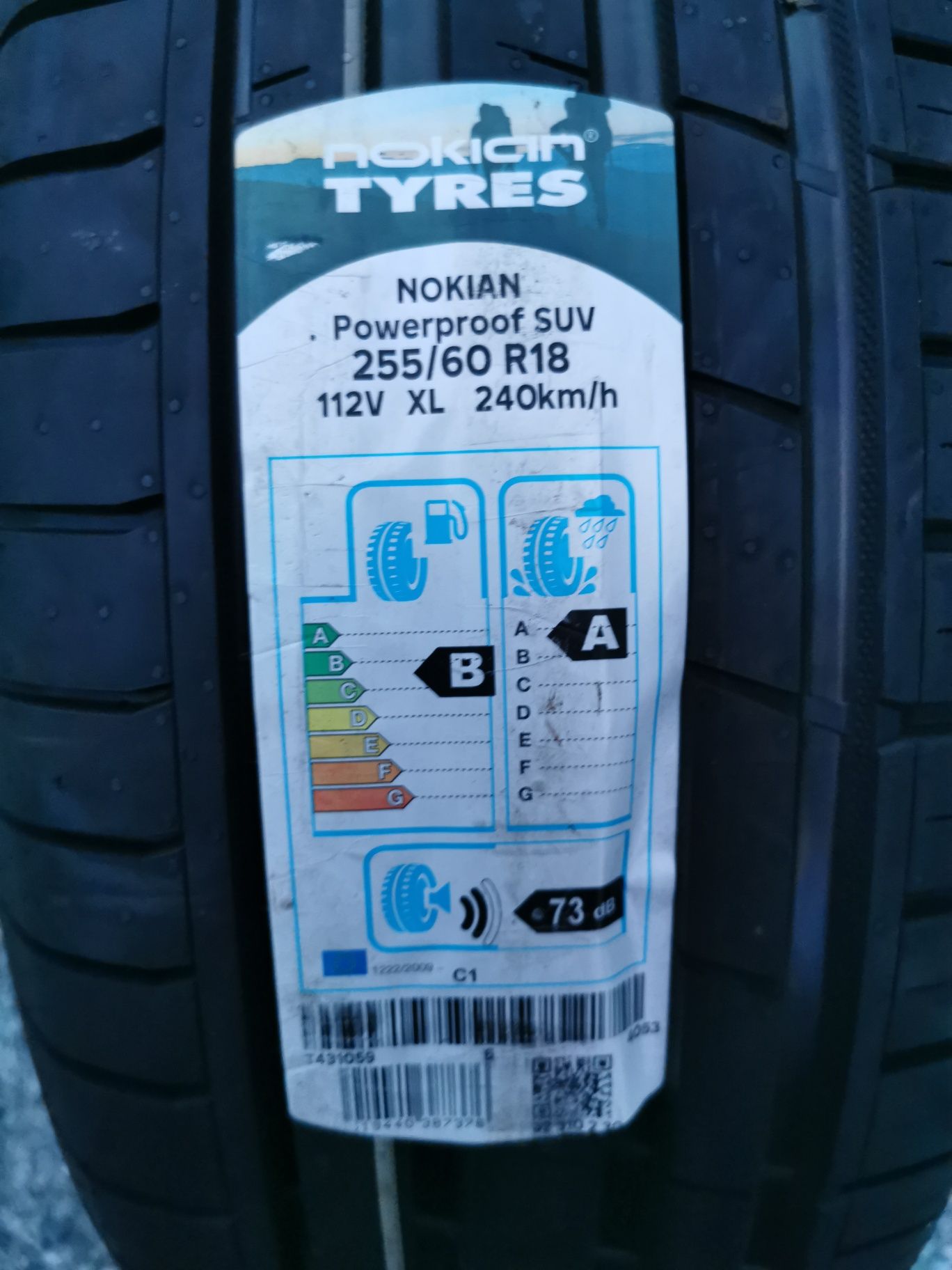 2xNokian powerproof SUV 255/65 r 18 112V XL